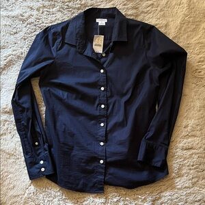 J. Crew Factory Navy Button Down M